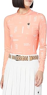 Le Coq Sportif Golf [22 Fall/Winter Model] Long Sleeve Golf Shirt [RIJOUME] High Neck Stretch UPF 15 ECO Eco Women's