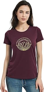 ZSOSBA METARINO Merino Wool T-Shirt Women Short Sleeve Lightweight Crew Neck Base Layer Tee Shirt for Hiking,Sport
