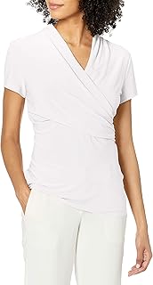Women's Short Sleeve Side Ruche Top