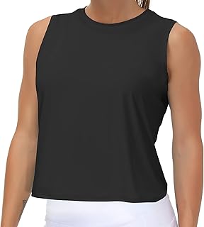 Ice Silk Workout Tops for Women Quick Dry Muscle Gym Running Shirts Sleeveless Flowy Yoga Tank Tops