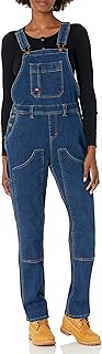 Women's Denim Double Front Bib Overalls