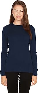 100% Merino Wool - Women's Midweight Base Layer - Long Sleeve Crew