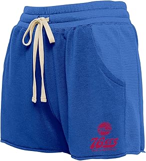 Clothing x NBA 76Ers Womens Fabric Mix Short Basketball Graphic Shorts - PARENT