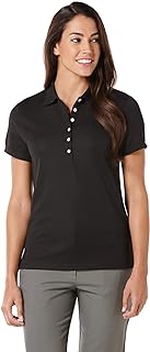 Women's Short Sleeve Ottoman Performance Golf Polo With Sun Protection (Size Small - 4X-Large)
