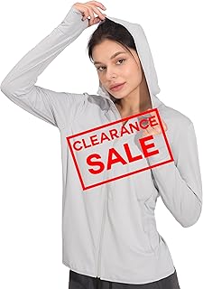 Sun Protection Hoodie Jackets UV Clothing UPF 50+ Long Sleeve Shirts Hiking Golf Fishing Lightweight Quick Dry