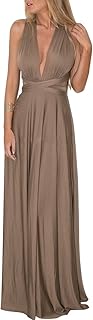 Women Transformer Hi Low Evening Long Prom Dress Halter Convertible Multi Way Spaghetti Strap Wedding Cocktail Maxi Gown