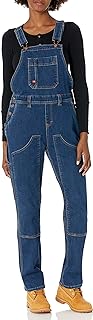 Women's Denim Double Front Bib Overalls