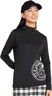 C23233206 Women's Long Sleeve Mock Neck Shirt (Karuishi: Lightweight, Heat Retention, Abrasion-Resistant) / Golf Inner