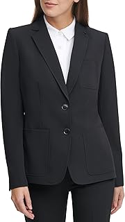 Women's Work One Button Blazer Jackets