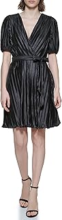 Women's Faux Wrap Dress
