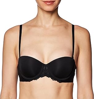 Self Expressions Women's Convertible Push Up Bra with Lace Bra