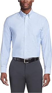 Men's Dress Shirt Regular Fit Oxford Solid