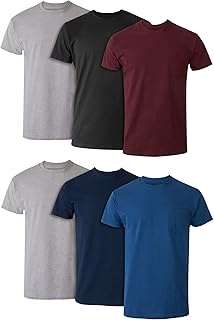 Men's ComfortSoft Tagless Pocket T's, 5 Pack