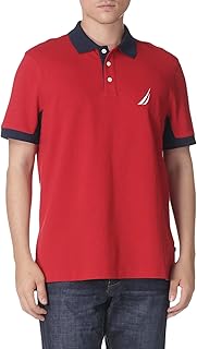 Men's Classic Fit Short Sleeve Performance Pique Polo Shirt