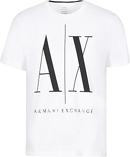 Crewneck t-shirt that includes large Armani Exchange logo from the 90's.