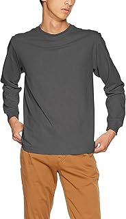 Beefy-t H5186 Men's Long Sleeve T-shirt, Long Sleeve, 1 Piece Set, 100% Cotton, Thick Fabric, Plain