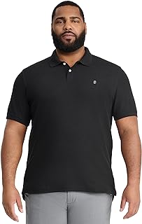 Men’s Big and Tall Advantage Performance Stretch Short Sleeve Solid Polo Shirt