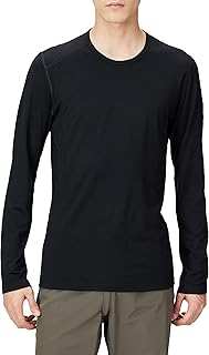 Ice Breaker IX20220 Men's Long Sleeve Cut and Sewn Oasis Long Sleeve Crew Merino Wool Flat Seam