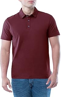 Men's Short Sleeve Soft Washed Cotton Polo T-Shirt