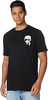 Paris Men's Classic Karl Character Short Sleeve Crew Neck T-Shirt