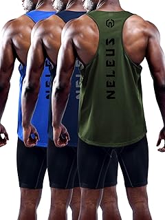 Men's 3 Pack Dry Fit Y-Back Muscle Tank Top