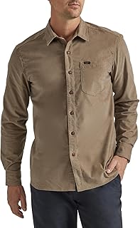 Men's Extreme Motion All Purpose Classic Fit Long Sleeve Button Down Worker Shirt