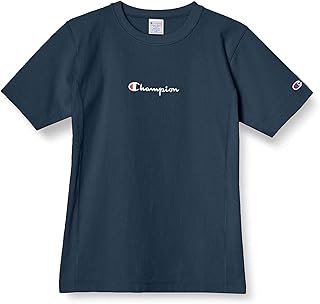 C3-M304 Men's Short Sleeve T-Shirt, Round Neck, 100% Cotton, 9.4 oz, Embroidered Script Logo, Reverse Weave (R) Short Sleeve T-shirt