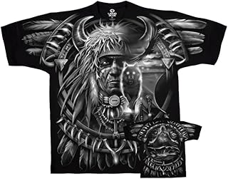 Men's Plus-Size Wolf Dreamcatcher T-Shirt