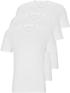 Hugo Boss Men's 3-Pack V Neck Jersey T-Shirts