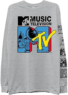 MTV Classic Men's Long Sleeve Fashion T-shirt