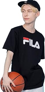FH7301 Men's Cotton Big Logo Printed Short Sleeve T-Shirt
