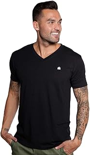 V Neck T Shirts for Men - Casual Stylish Fitted Vneck Tees for Guys