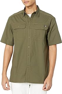 Men's Short Sleeve Ripstop Work Shirt