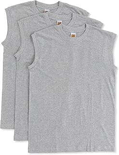 G.T. Hawkins HK15183 Men's Inner Shirt, 100% Cotton, Surf Shirt, Set of 3