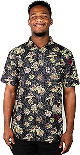 Standard Men's Fett Floral Woven Button Down Shirt