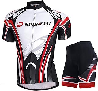 Cycling Jersey Short Sleeve Men MTB Bike Clothing Road Bicycle Shorts Padded