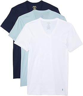 3-Pack Classic Fit V Neck Tees