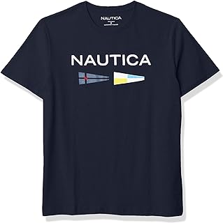 Men's Sustainably Crafted Logo Signal Flag Graphic T-Shirt