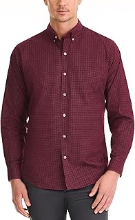 Men's Wrinkle Free Long Sleeve Button Down Shirt