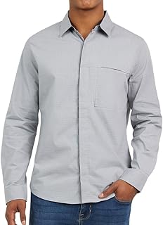 Men's Long Sleeve Button Down Shirt - Premium Soft Mens Casual Button Up Shirts | Plaid Shirts for Men