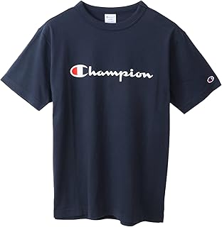 C3-P302Z Men's Short Sleeve T-Shirt, 100% Cotton, Classic, Script Logo Print, Short Sleeve T Shirt, navy, X-Large