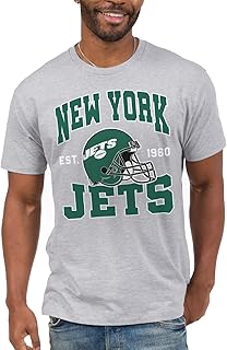 Clothing x NFL - New York Jets - Team Helmet Adult Unisex Fan T-Shirt