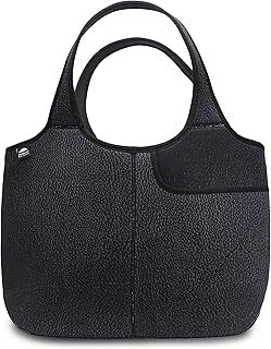 Women's Soft Tote Shoulder Bag Neoprene Handbag Laptop Computer Travel Bag Purse