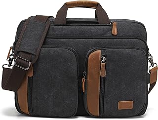 JIELV 3 in 1 Convertible Backpack Messenger Bag Shoulder Bag Laptop Case Handbag Business Briefcase