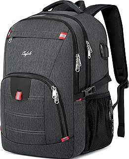 17.3 Laptop Backpack Travel Computer Backpack College Bookbag School Backpack with USB Charging Port