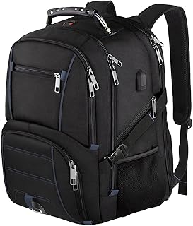 LTINVECK Travel Laptop Backpack,Extra Large Backpack for Men with USB Charging Port,Big 17 Inch Computer bag Tech Backpack
