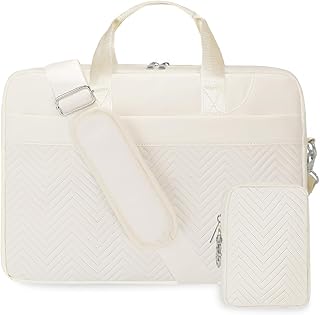 Laptop Briefcase for Women 15.6 Inch Waterproof Laptop Work Bag with Clutch Purse Computer Messenger Bag for Women