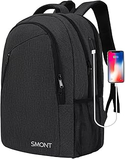 'SMONT Backpack for Men, 17'' Mens Computer Backpack with USB Charge Port for Work Business'