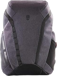 Dell Elite 28L Gaming Laptop Backpack for Men and Women, Designed for and Compatible with Alienware M15, M17, Computer Bag, Gray/Black, 15-17 Inch