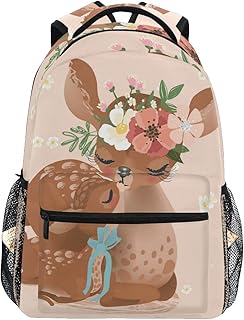 Koala Penguin Deer School Backpack Bookbag for Boys Girls Casual Travel Bag Computer Laptop Daypack